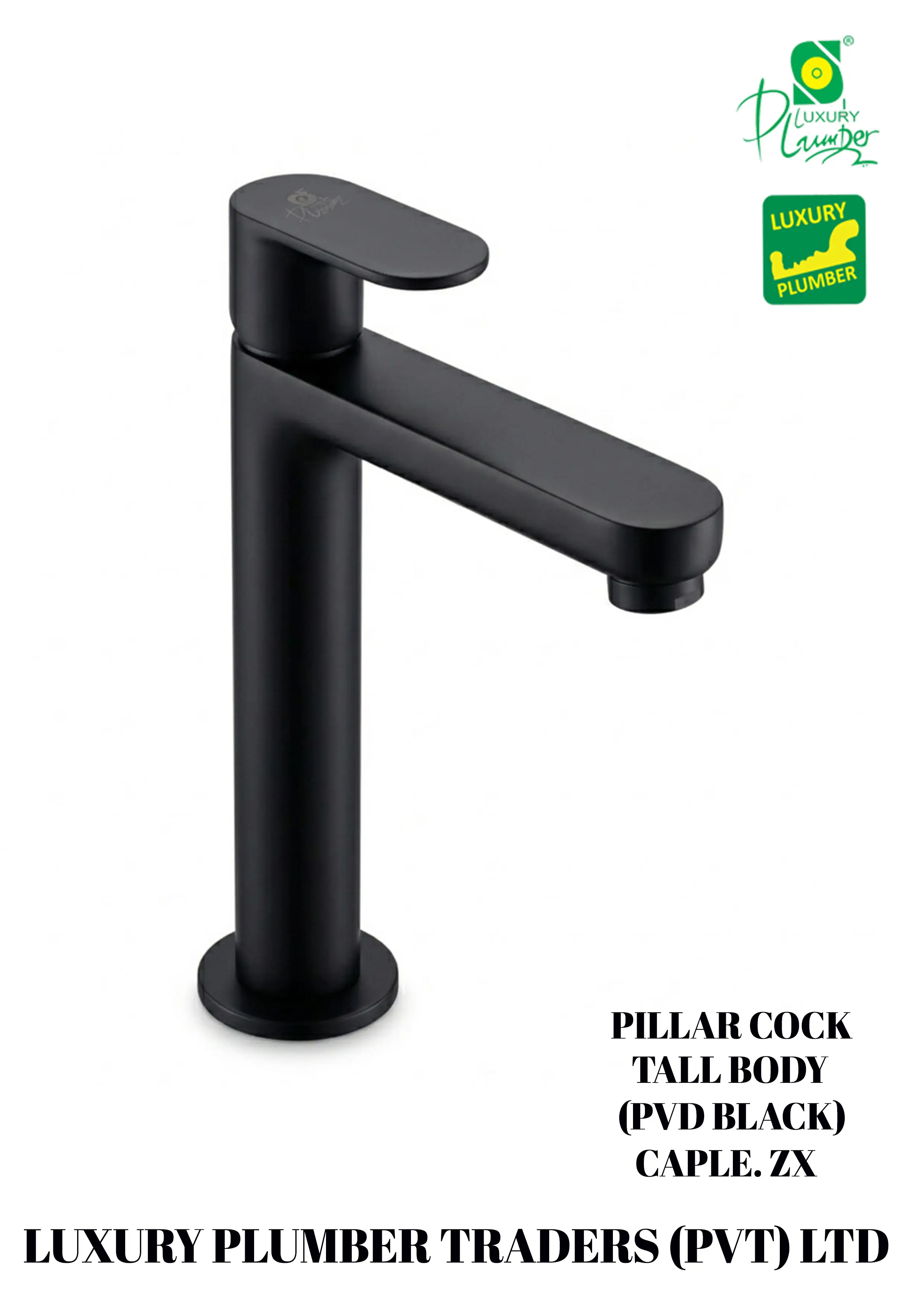 PILLAR COCK TALL BODY BLACK